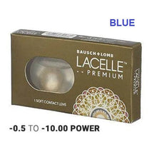 Load image into Gallery viewer, Bausch &amp; lomb lacelle premium color lenses (1 lens/box) Blue
