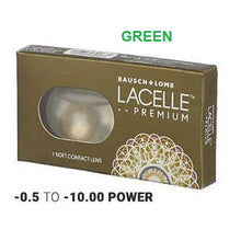 Load image into Gallery viewer, Bausch &amp; lomb lacelle premium color lenses (1 lens/box) Green
