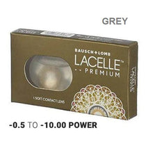 Load image into Gallery viewer, Bausch &amp; lomb lacelle premium color lenses (1 lens/box) Grey
