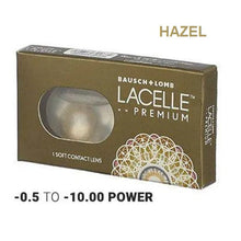 Load image into Gallery viewer, Bausch &amp; lomb lacelle premium color lenses (1 lens/box) Hazel
