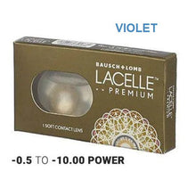 Load image into Gallery viewer, Bausch &amp; lomb lacelle premium color lenses (1 lens/box) Violet
