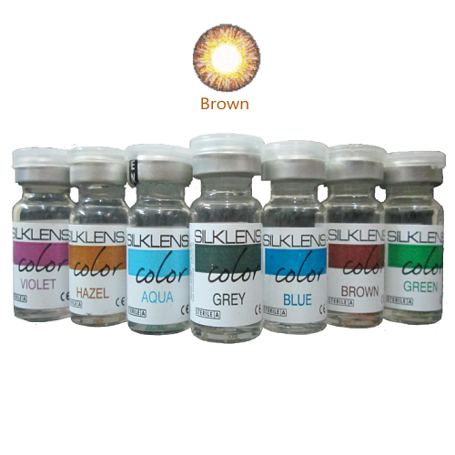 Silklens Color Yearly (1 lens/box) - Brown