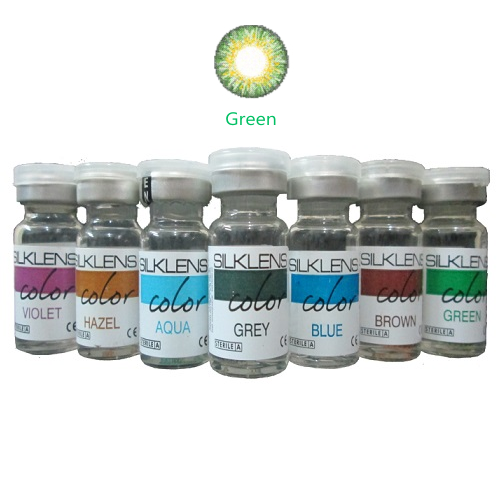 Silklens Color Yearly (1 lens/box) - Green