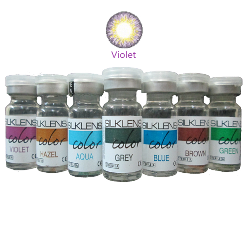 Silklens Color Yearly (1 lens/box) - Violet